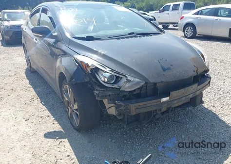 2014 Hyundai Elantra Limited from USA, damaged, VIN 5NPDH4AE3EH541453